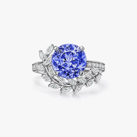 Ring in Platinum with Tanzanite